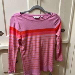 Vineyard Vines BLOCKED STRIPE SIMPLE BOATNECK size S excellent condition.